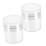 Photo Gallery gatuida 2 pezzi vasetti cosmetici vuoti airless contenitori ricaricabili con pompa pressione protezione per sieri e lozioni da viaggio design bianco antiriflesso Photo Gallery gatuida 2 pezzi vasetti cosmetici vuoti airless contenitori ricaricabili con pompa pressione protezione per sieri e lozioni da viaggio design bianco antiriflesso