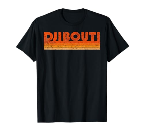 Vintage Retro Djibouti T-Shirt Trendy Shirt T-Shirt