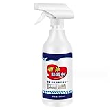 浴室・壁専用カビ取り剤：スプレー + ジェルタイプ，白い壁紙シミ取り・壁タイル継ぎ目補修ペースト付き，防カビ強力処方で木カビ除去，カビ汚れ対策に最適 (1本)