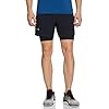 Under Armour heren korte broek UA QUALIFIER SPEEDPOCKET 2-N-1