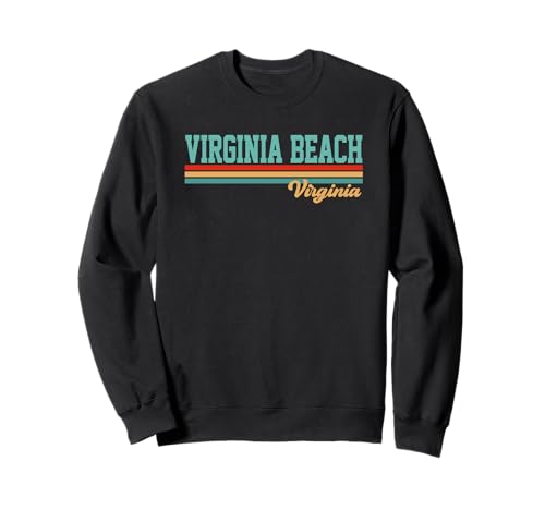 Retro Virginia Beach Virginia Sudadera