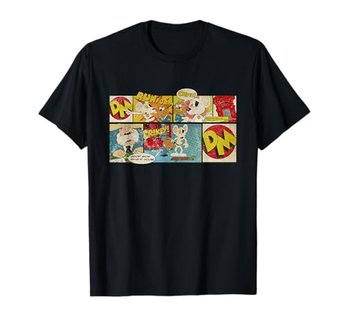 Danger Mouse & Penfold Retro Comic Strips T-Shirt