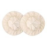 Deckel für Schuppen, 2 Stück, elastischer Baumwollbezug, wiederverwendbar, für Küche, Haus, Bäckerei, Gärung und Lagerung