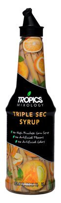 Tropics Ready to Use Cocktail Mix 1 Liter--Pack of 12 (Triple Sec)