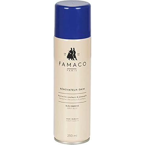 Famaco Blue Marine Suede & Nubuk Renovator 250ml Suede Dye Cover