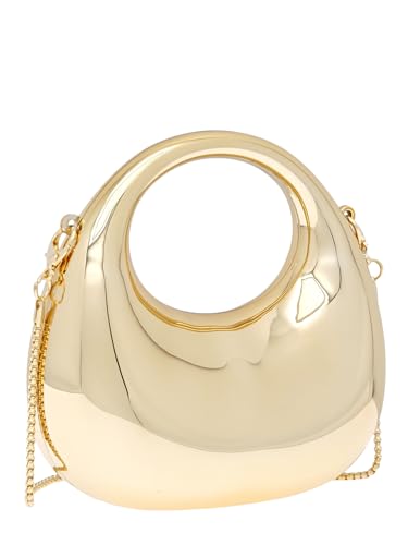 Women's Mini Crescent Acrylic Designer Luxury Bags Clutch Purse Bag Crossbody Shoulder Handbags With Chain2