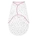 HALO SwaddleSure Adjustable Swaddling Pouch, 100% Cotton, TOG 1.0, Twinkle Pink, Newborn, 0-3 Months