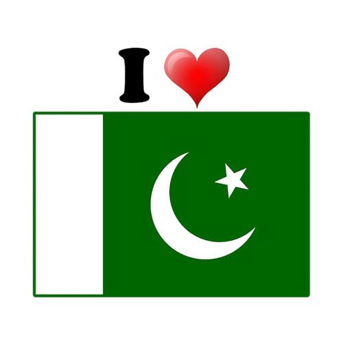 Mug de Cerámica CafePress I Love Pakistan 11 oz miniatura 3