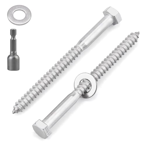 Vis à bois robustes 1.9 x 11.4 cm idéales pour installer une clôture de jardin stable