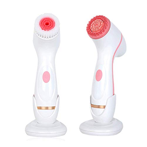 Facial Cleansing BrushWaterproof Face Cleaning Rotating Brush Set With 3 Exfoliating Brush Heads-multifunctional Rechargeable, Deep Cleansing And Gentle Exfoliating