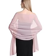 Sofier Shawls and Wraps for Women Evening Dresses Soft Sheer Chiffon Scarf Wedding Party Bridesma...