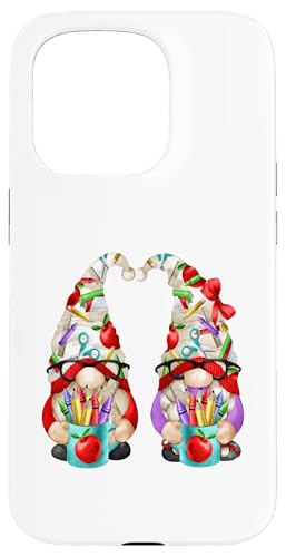 Teacher Gnome For Teacher And Students Funny Back To School Custodia per iPhone 15 Pro