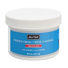 Bon Vital Original Massage Creme for a Versatile Massage Foundation to Relax Sore Muscles & Repair Dry Skin, Revitalize Skin and Lock in Moisture, 8 Ounces Packaging May Vary