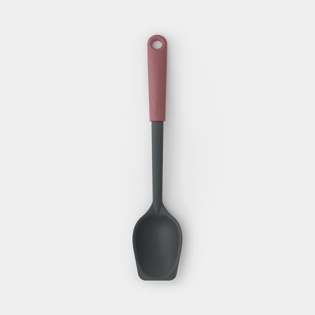 Brabantia Tasty+ Serving Spoon Plus Scraper, Grape Red