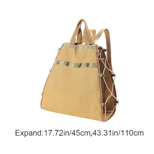 Sac pour bûches en toile imperméable de haute qualité pour l'extérieur - 7
