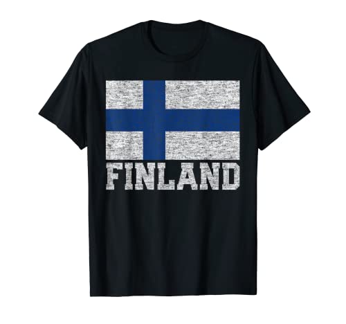 Finland Flag Country Home Men Women Christmas Gift Family T-Shirt