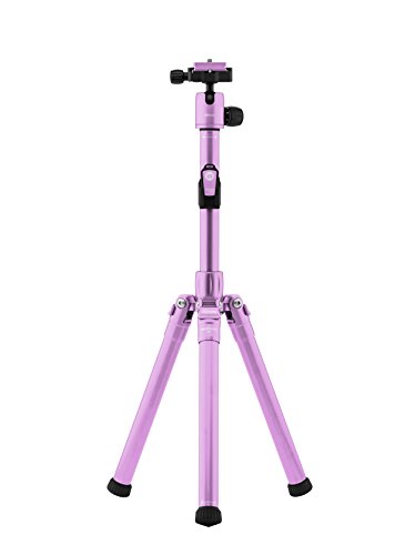 Mefoto Backpacker Air Tripod And Selfie Stick In One Kit - Purple (Bpairpur) #TOP11