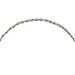 LUREME® Simple Silver Thin Chain Knot and Tassel Long Necklace-Silver (01003351)