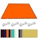 Produktbild Sonnensegel Rechtwinklig 0.8 x 3.2 m Wasserdicht Sichtschutz Balkon Reißfest UV-Schutz nach Mass Polyestergewebe Mit Seil Sonnensegel Sonnenschutz für Camping Schwimmbad, Orange