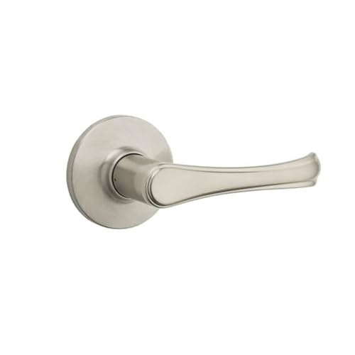 Kwikset Safelock SL7000GV-15V1 Grapevine Lever Half Dummy with New Chassis Satin Nickel Finish by Kwikset - Used condition - US$12.67