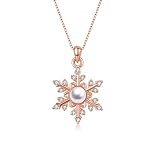 Deyanse Juego de joyas de Navidad de plata para mujer, joyería de