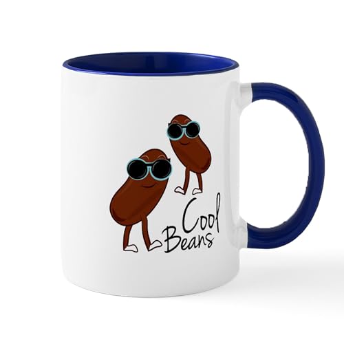 Mug de cerámica 11 oz CafePress Cool Beans miniatura 1