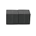 Unbreakable Plastic-Coated N52 Neodymium Cube Magnets, Waterproof, 1 x 1 x 1 Inch. 2-Pack. Revitalizaire Strong Permanent NdFeB Rare Earth Magnets Coated with Hard Black Polypropylene