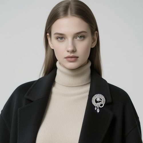 Image of Brooch Pins for Women Rinestone Fashion Statement Jewelry