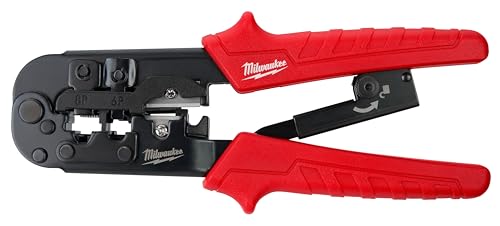 Milwaukee Alicate Desencapador De Fio C/Crimpador E Catraca 48-22-3076