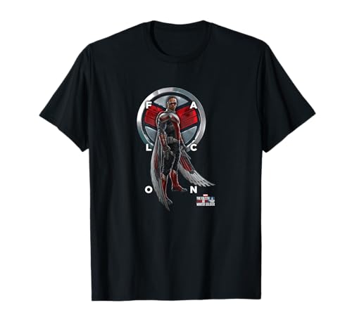 T-shirt Falcon Marvel pour fan du super-héros au bouclier