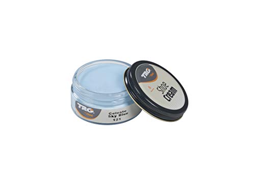 TRG Leather Cream Shoes For Bags, Nourishment and Care, Many Colors, 1.7 fl.Oz (121 - Sky Blue)
