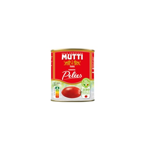 Tomates enteros pelados MUTTI – Pack de 3 latas de 800 g