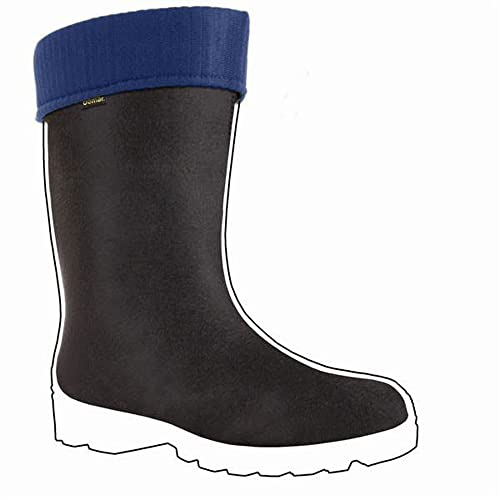 DEMAR federleichte Eva Gummistiefel gefüttert Regenstiefel Luna (39/40, blau)