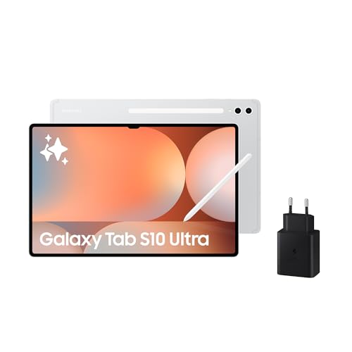 Samsung Galaxy Tab S10 Ultra 256GB + Cargador - Tablet IA, Tableta Android Wifi, 12GB RAM, Pantalla...