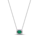 PANDORA Collar 394503C01-45 halo rectangular