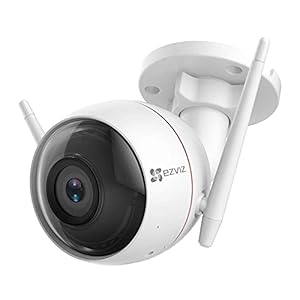 EZVIZ-beveiligingscamera Outdoor WiFi CCTV, 30 m nachtzicht, licht en sirene Alarm met bewegingsdetectie, waterdicht…