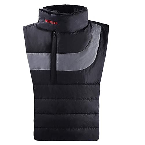 Lambo Calentador de cuello para hombro de motocicleta, calentador de cuello a prueba de viento, bufanda para el pecho, hombro y cuello, protección térmica impermeable para el cuello, calentado para