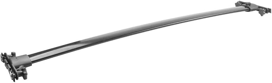 Pair Roof Rack Bars Top Rail Carrier Aluminum & ABS Plastic Loadcapacity Lb Left Right for Toyota for Highlander 2008-2013 Black 87EDM35011S
