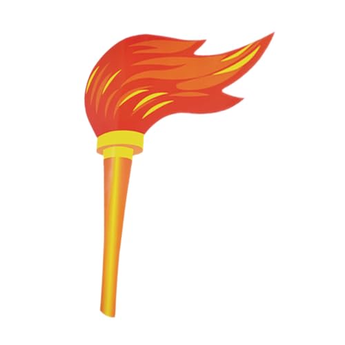 PRETYZOOM Torcia Simulata in Feltro Torcia Decorativa Per Feste e Esibizioni Accessori