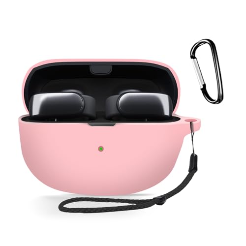 Bose Ultra Open Earbuds 用 ケース 全面保護カバー シリコンケース 【HUKWIMO】 カラビナ付き 耐衝撃 防水 防塵 装着充電可能 全面保護 キズ防止 Bose Ultra Open Earbuds 対応インイヤーヘッドホン用ヘ