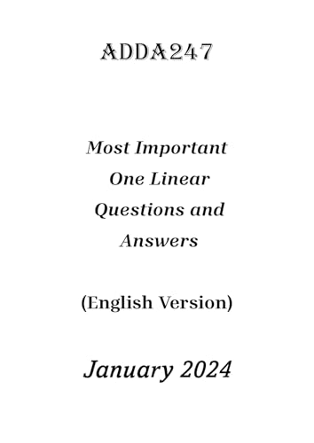 ADDA247 JANUARY 2024 CURRENT AFFAIRS EDITION: ENGLISH VERSION (English Edition)