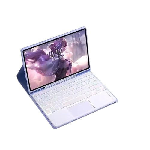 Funda con teclado para Honor X9 PRO evita arañazos y escribe rápido con teclado integrado
