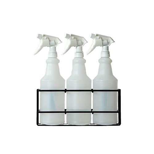 TCD Parts Spray Bottle Storage Rack – Mountable – Holds 3 Bottles – Heavy Duty