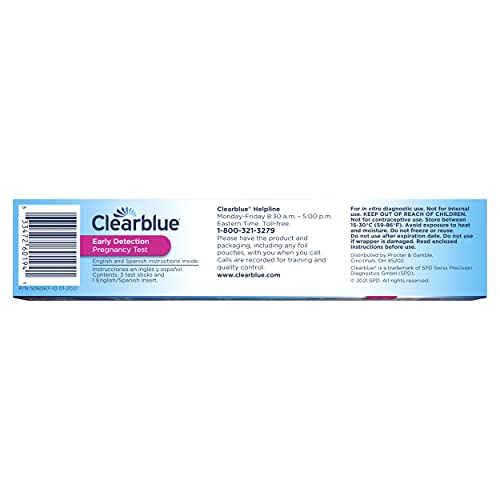 Clearblue Early Detection Pregnancy Test, 3Ct #TOP2