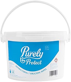 Blake & White Purely Protect Antibacterial & Virucidal Wipes | Tub x 500