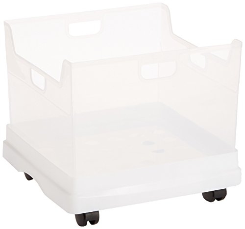 (業務用セット) かたづけベスト キャパティEベースクリア×ホワイト CEB-W4-W〔×2セット〕〔代引不可〕 | ナカバヤシ かたづけベスト キャパティEベースクリア