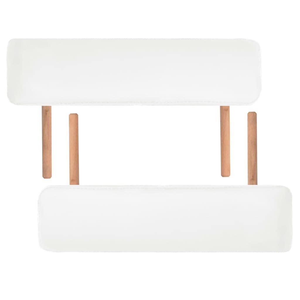 Generisch Massageliege 2-Zonen Klappbar 10 cm Sitz Weiß,Gesundheit & Schönheit,Körperpflege,Massage & Entspannung,Massagetische,18.5KG,110150