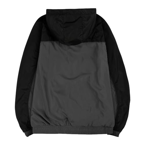 Image of MADHERO Mens Windbreaker Jacket Lightweight 90s Retro Wind Breakers
