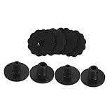 GALPADA 4 Juegos Tapones de Tornillo para Paraguas Plegables con Junta Resistentes al Viento para Palos Repuestos y Duraderos para Reparación de Paraguas de Viaje