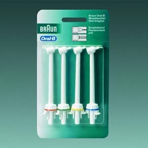 Preisvergleich Produktbild Braun Oral-B Ersatzdüsen Ed 9 - 4 124665 für Braun Oral-B Mundduschen und Mundcenter